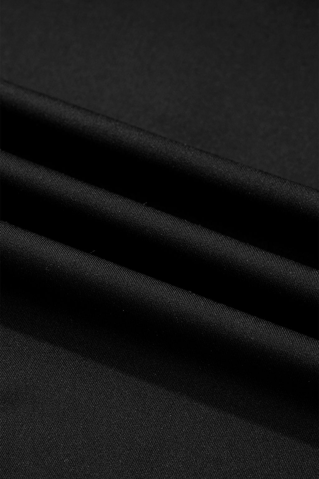Black Solid Color Wide Strap Splicing Athleisure Tank Top