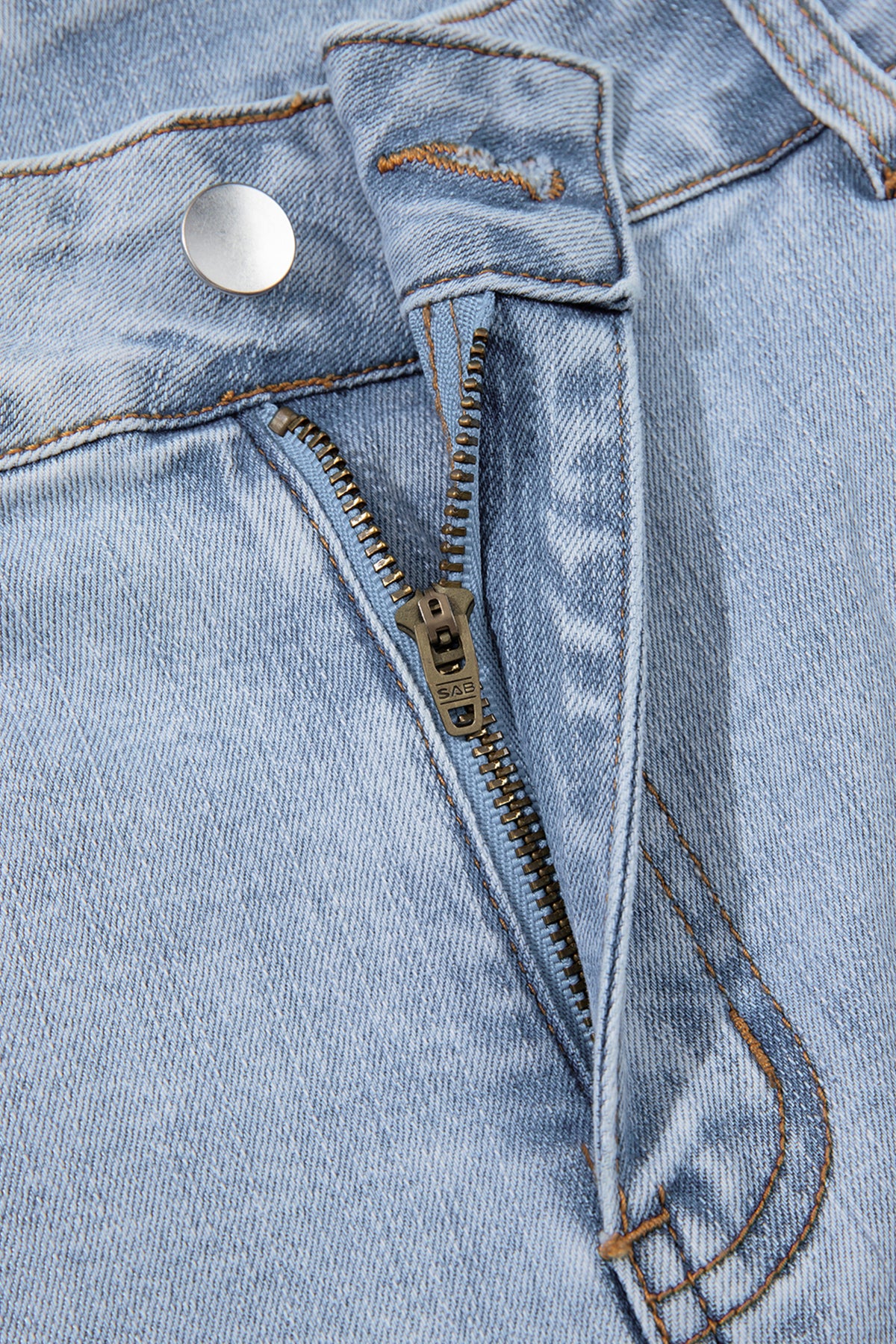 Beau Blue Solid Paneling Loose Fit Plus Size Jeans
