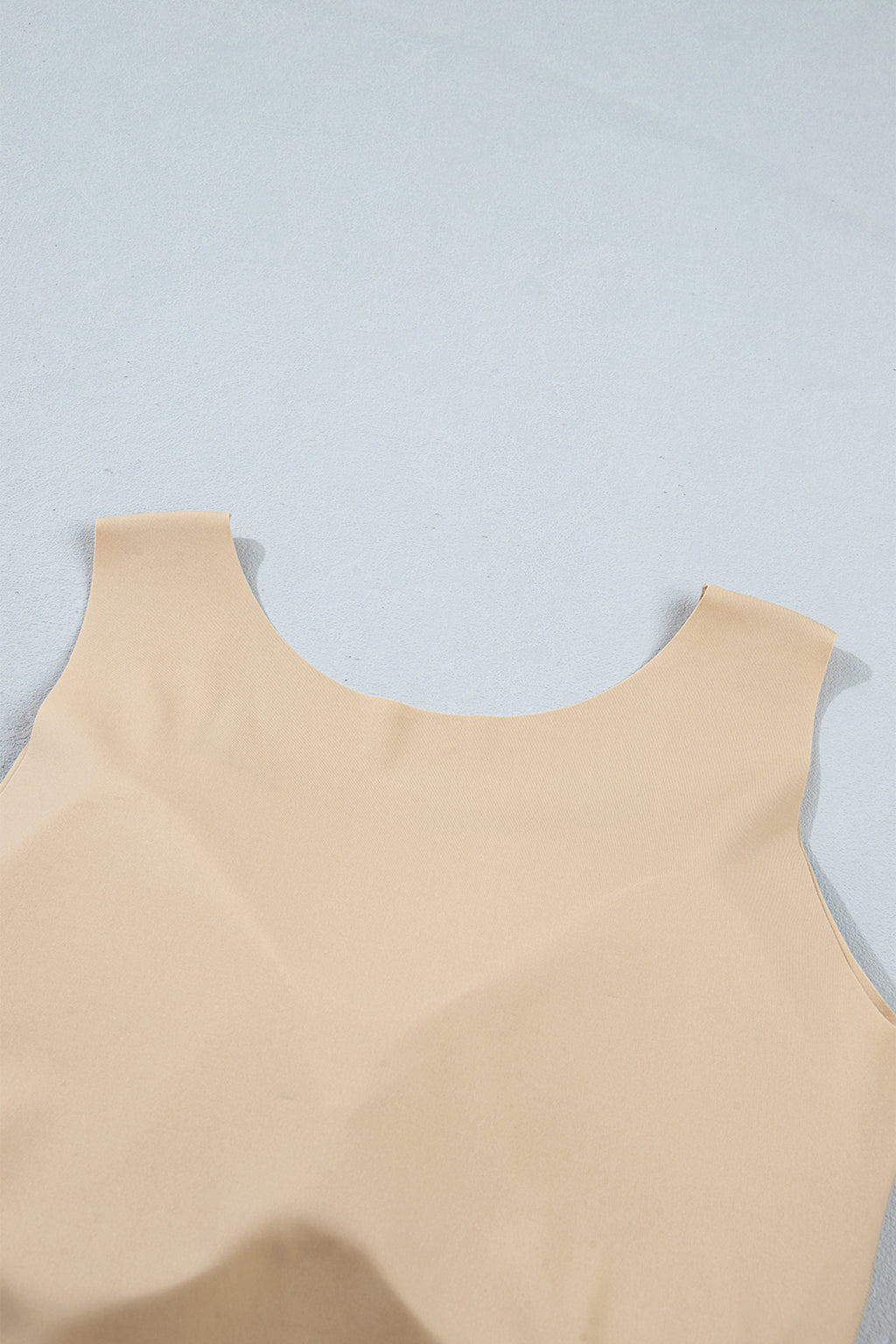 Black Solid Color Wide Strap Splicing Athleisure Tank Top