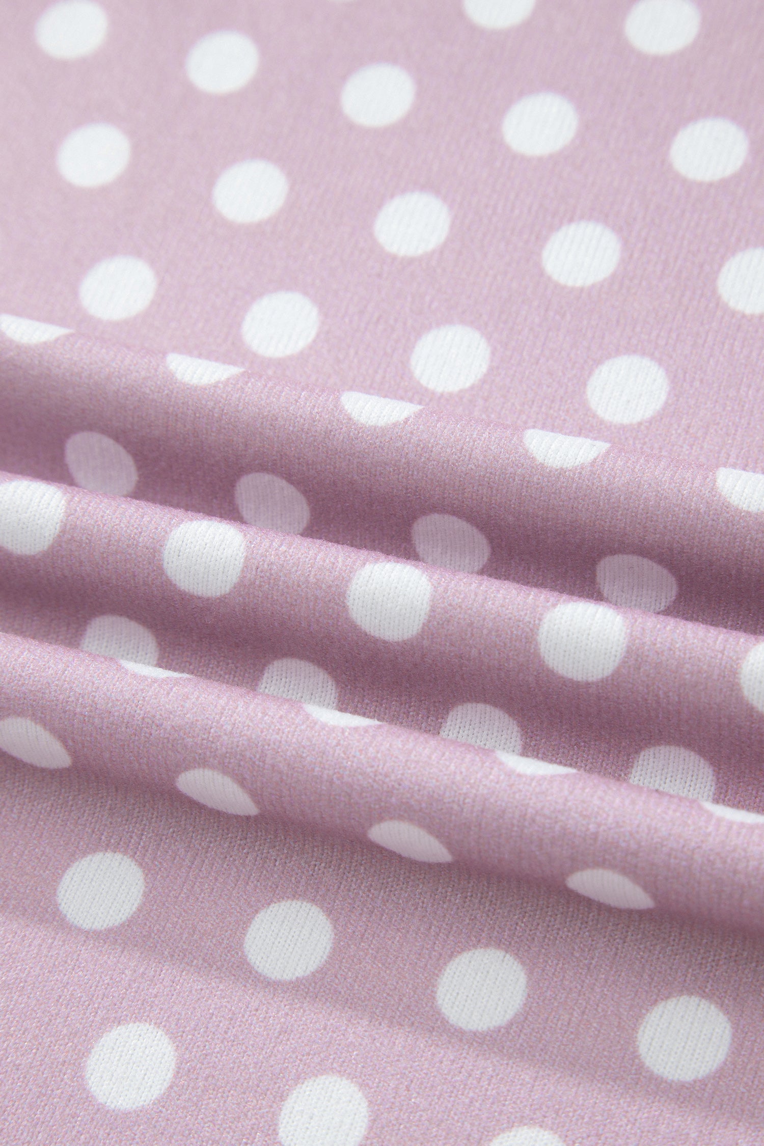 Brown Polka Dot Print Short Set