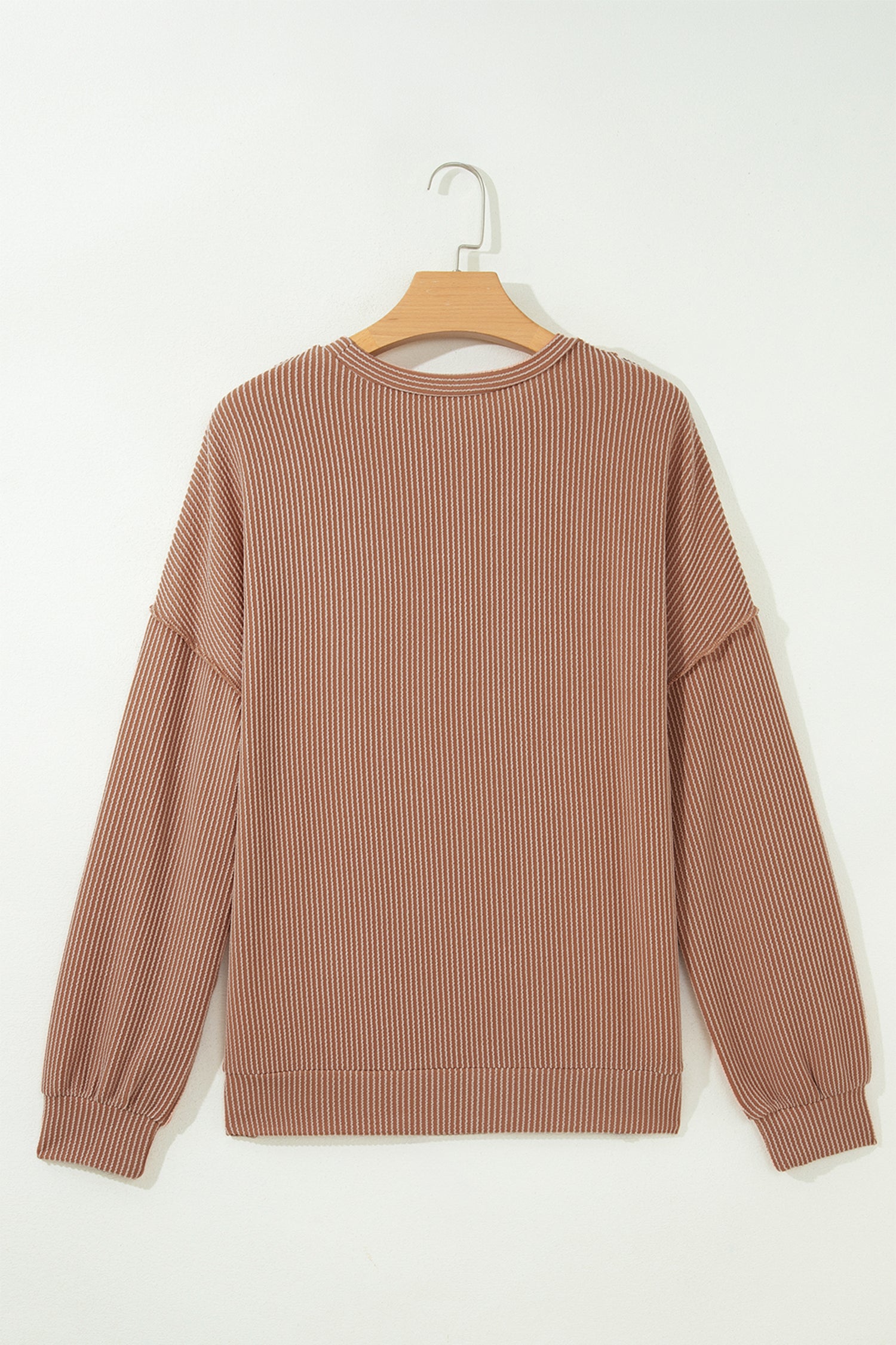 DUNE Leopard Print Colorblock Ribbed Knit Top